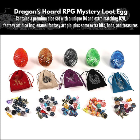 Dragon's Hoard RPG Mystery Dice